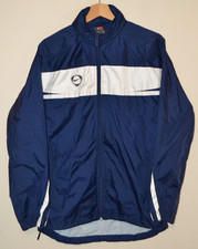 Mens Vintage 90’s Blue & White NIKE Windbreaker Rain Jacket UK Small 100% Nylon