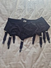 8 Strap High Waisted Bkack