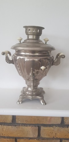 Vintage russian tea urn - tea,