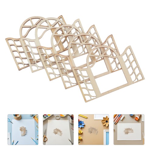 6pcs reusable mini - reusable, wooden