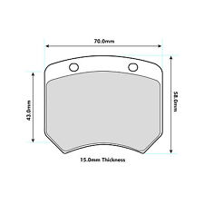 Ferodo DS3000 Rear Brake Pads