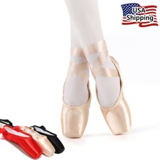 Nexete Basics Pointe Ballet Shoes  ( Order Same Street size 1/2 -  1 Up )