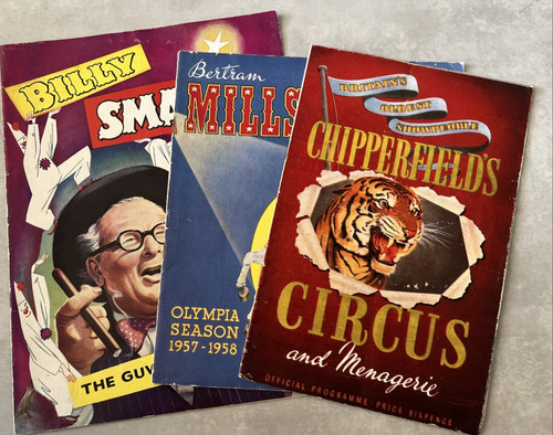 Circus programmes various - circus,