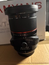 Samyang Tilt Shift Lens  24mm
