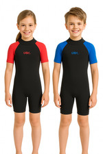 JUNIOR BOYS GIRLS SHORTY WET SUIT CHILDS KIDS SPRINGSUIT SHORTIE WETSUIT 3-14yrs