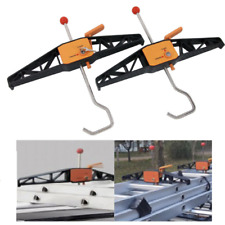 2 Pieces  Safe Lockable clamp Ladder Clamp Van Roof Rack Wide Safe Clamps W/ key