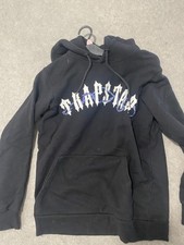 Trapstar Men's Logo Black Hoodie Size XL 