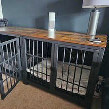 Furniture Style Wooden Dog Crate Heavy Duty Pet Cage Kennel for Medium Large Dog