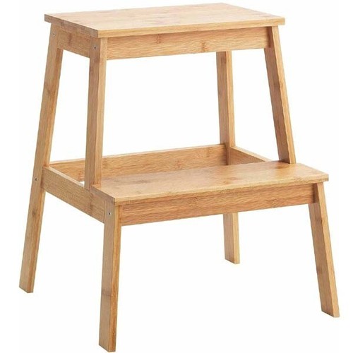 Wooden bamboo sturdy step - sturdy,