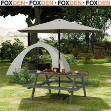 6 Seater Wooden Picnic Table