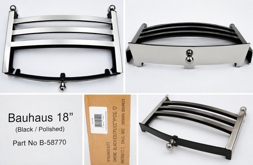 Bauhaus fire fender black - 18",