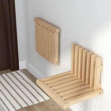 Folding Wooden Shower Stool