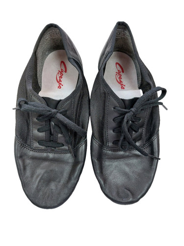 Capezio black leather jazz - leather,