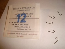 Bruce Walker B.James Richard Walker Carp Hooks.Old fishing S12 Mark lV.Rod list