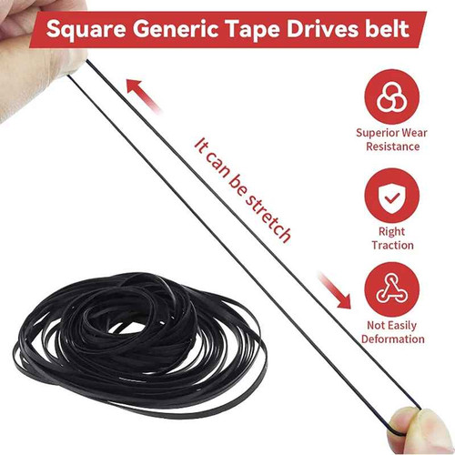 100pcs 135mm mixed rubber - 40-135mm,