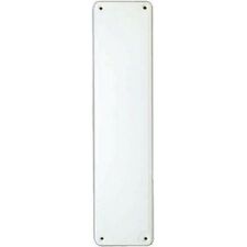 Door Finger Plate White Plastic x 2