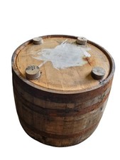 GENUINE OAK HALF WHISKY BARREL