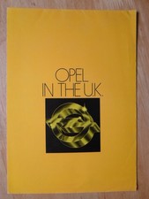 OPEL RANGE orig 1978 UK Mkt Sales Brochure - Kadett Ascona Manta Rekord