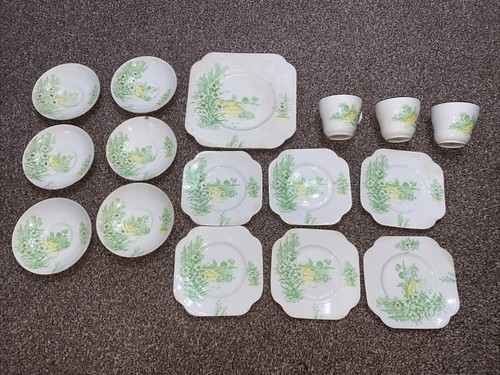 16x pieces colclough bone - 16x,