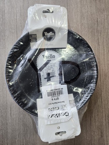Black enamel paella pan 26cm - enamel,
