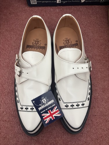 White leather strummer - leather, george