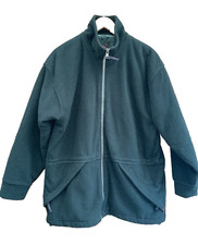 Wynnster CIRRUS BLIZZARD Men's Dark Green Fleece Full Zip Jacket Vintage Size S