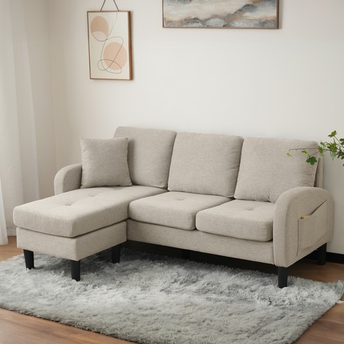 Shape corner sofa linen 3 - corner,