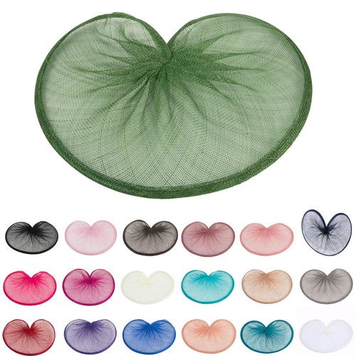 Sinamay gathered fascinator - gathered,