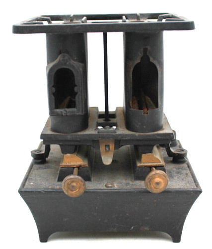 Double burner antique 1800s - double,