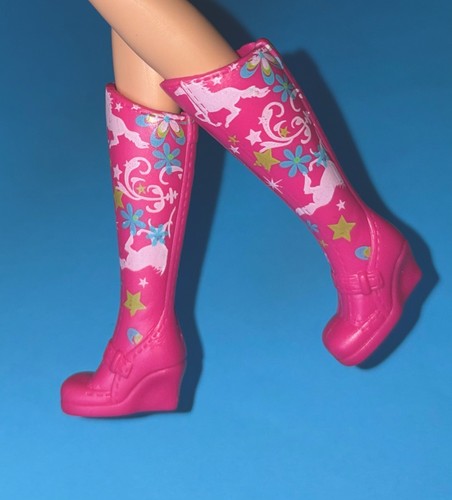 Barbie doll boots horse - horse, riding