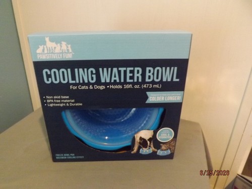 Cooling pet water bowl - pet, cat/dog