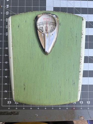 Vintage borg bathroom scale - vintage,