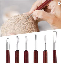 6PCS Sculpting Pottery Clay