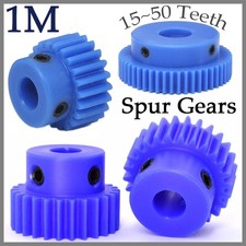Blue Nylon Spur Gears 1Mod