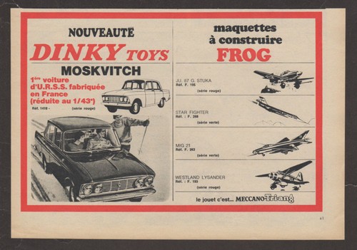 1968 dinky toys moskvitch - 1968,