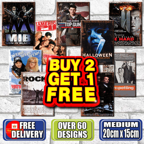Movie metal signs poster - movie, shed