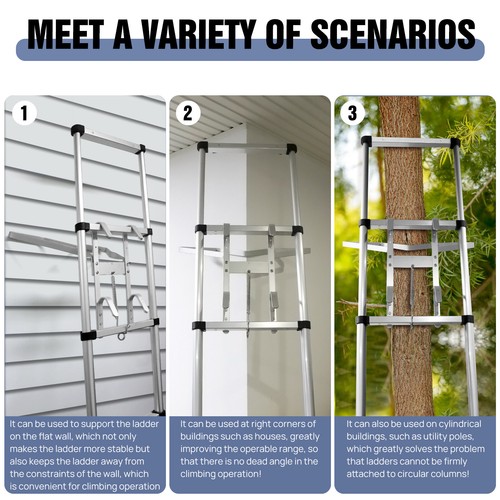 Ladder stand off stay - ladder,