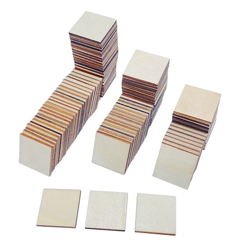 480 pcs inch wood square - 480,
