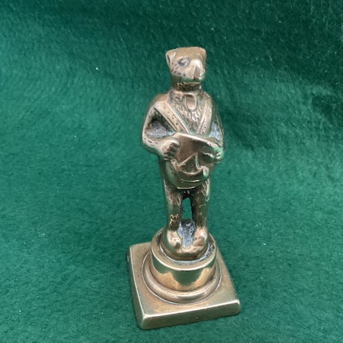 Brass berlin bear with - berlin,