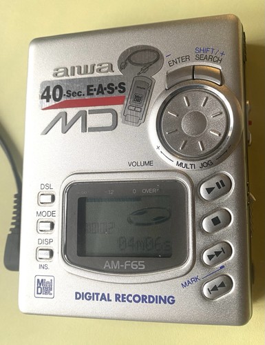 Aiwa f65 minidisc recorder - am-f65,