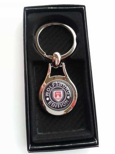 High chrome keyring keyfob - chrome,