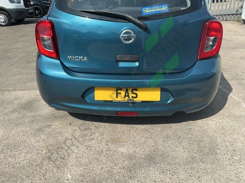 2015 nissan micra rear - rear, bumper