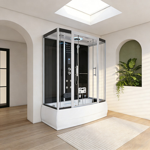 Steam shower whirlpool bath - steam,