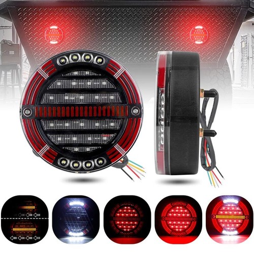 Rear round hamburger led - 2x,