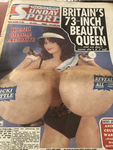 Sunday sport newspaper 1989 - sport,