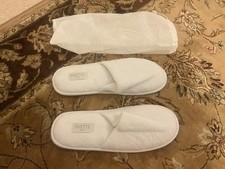 Frette 1860 White Slippers in