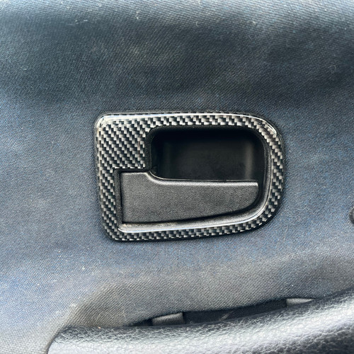 Carbon fiber door handles - 3d,