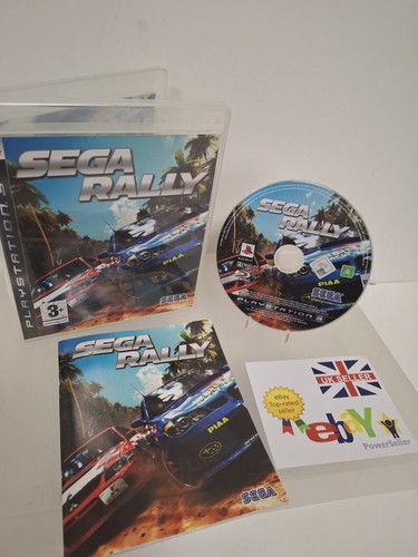 Sega rally with manual - sega,
