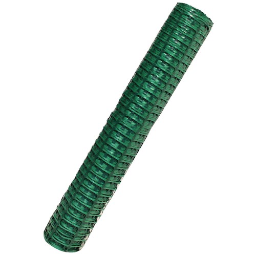 Green plastic safety barrier - green,