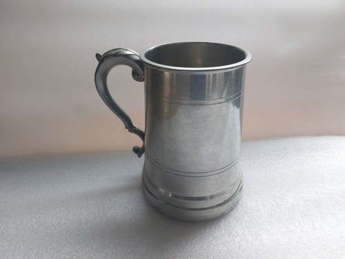Antique pewter pint - antique, tankard